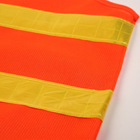 Gilet de sécurité réfléchissant haute visibilité, gilet de travail haute visibilité, gilet de signalisation jaune fluorescent pour la construction