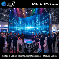 Écran LED de scène intérieur Jode P2.6 à louer, taux de rafraîchissement élevé 3840 Hz, mur vidéo LED à verrouillage rapide pour scène
