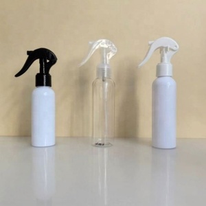 ขวดสเปรย์พลาสติก PET ทรงกลม สีดำ/สีชา ขนาด 200 มล. 300 มล. แบบเติมได้ สำหรับน้ำยาโทนเนอร์ รุ่น New Trigger Mist Sprayer - Product Image 6