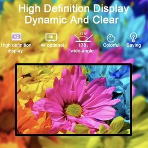 Écran LCD <span class=keywords><strong>commercial</strong></span> d'animation UHD 43/50/55/65 pouces 4K 3840*2160 500 nits haute luminosité pour café, restaurant, centre <span class=keywords><strong>commercial</strong></span> - Product Image 4