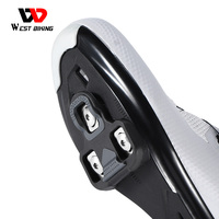 WEST BIKING Nouveau jeu de taquets de pédale Spd Plat 6 degrés pour système Spd Pièces de taquet de pédale de route Taquet de pédale autobloquant