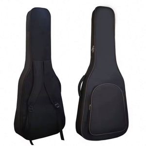 Muestra gratuita de funda de guitarra de alta calidad con logo personalizado, color a elección, acolchado impermeable, funda para guitarra acústica. - Product Image 1