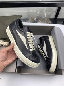 Chaussures décontractées pour hommes de créateur, chaussures de skate en cuir véritable respirant de haute qualité, semelle épaisse à lacets, style streetwear - Product Image 6