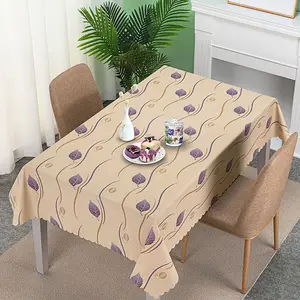 Plastic Tablecloth Rolls PVC Shiny Tablecloth Embossed Plastic Table Cloth Roll