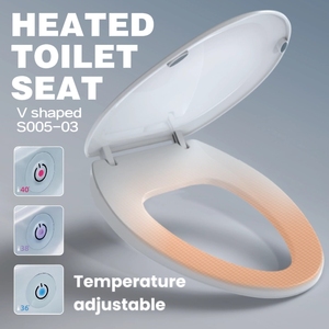 PP <strong>Heated</strong> <strong>Toilet</strong> <strong>Seat</strong> New V Shape <strong>Toilet</strong> <strong>Seat</strong> Temperature Adjustable Slow-Close <strong>Toilet</strong> <strong>Seats</strong> - Product Image 2