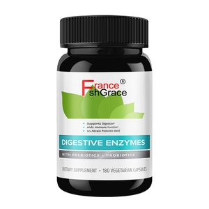 Extracto de Enzimas Digestivas Personalizadas con Prebióticos y Probióticos para Mujeres y Hombres, 180 Cápsulas de Enzimas Digestivas - Product Image 1