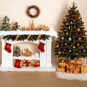 Couverture de <span class=keywords><strong>neige</strong></span> artificielle pour la décoration de Noël, tapis de <span class=keywords><strong>neige</strong></span> blanc doux pour l'affichage de la maison et du magasin - Product Image 5