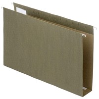 Archivo en expansión Estándar Verde Tamaño legal 1/5 Corte Capacidad extra de 3 pulgadas Carpetas de archivos colgantes reforzadas
