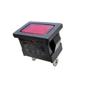 Thiết Kế Mới Chất Liệu Nylon Vỏ Mà Không Cần Nút Điều Khiển Công Suất Chuyển Đổi Phổ Tiêu Chuẩn Chỉ Số Màu Đỏ 8A 12A Rocker Chuyển Đổi - Product Image 2