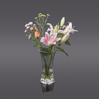 Umweltfreundliche Langlebige Bruchsichere Transparente Acryl-Blumenvase Wiederverwendbare Wasserbehälter-Tischvase Zeitgenössisches Design