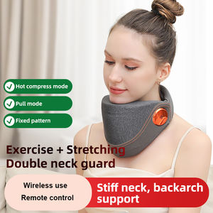Coussin <span class=keywords><strong>chauffant</strong></span> sans fil Airbag pour le soulagement de la douleur avec <span class=keywords><strong>collier</strong></span> <span class=keywords><strong>cervical</strong></span> Oreiller de massage par compression d'air pour le cou avec chaleur - Product Image 2