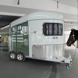 Remolque para 3 Caballos, Estándar Australiano 2025, Carga Recta y Carga en Ángulo, Fabricado en Aluminio para Alimentos, de Fábrica China - Product Image 3