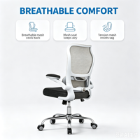 Silla de Oficina Ergonómica Giratoria de Cuero con Respaldo Alto Ondulado y Soporte Lumbar Ajustable para Uso en Casa, Hospital, Escuela o Taller