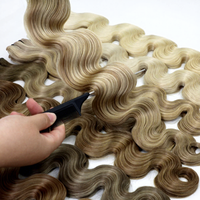Extensions de cheveux 100% naturels Genius, trame bouclée, double tirage, cuticules alignées, sans nœuds, trame ondulée, ondulation lâche, Yaki, commande en gros