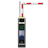 Barrière de stationnement automatique ANPR 3S à ouverture rapide, robuste, avec écran LCD publicitaire et de sécurité