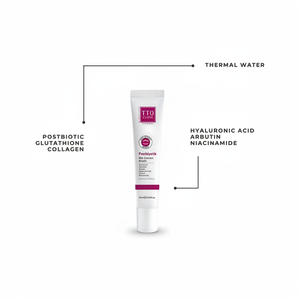 Crème contour des yeux TTO Clinic Postbiotic 20ml, acide hyaluronique, collagène, arbutine, niacinamide, anti-rides, raffermissante, hydratation intense - Product Image 2