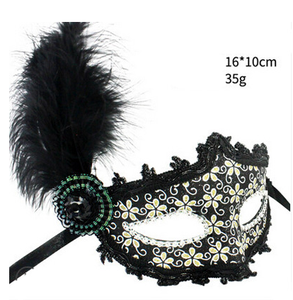 Máscaras de Carnaval al por Mayor con Plumas para <span class=keywords><strong>Halloween</strong></span>, Bodas, Navidad, Carnaval Veneciano, Mardi Gras, para <span class=keywords><strong>Manualidades</strong></span> - Product Image 6