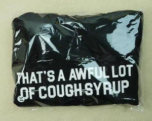 เสื้อฮู้ดดี้ผู้ชาย คุณภาพเยี่ยม ผ้าฝ้าย 100% เนื้อหนา ลายพิมพ์น้ำเชื่อมแก้ไอเยอะมาก สไตล์สตรีทแวร์ ทรงโอเวอร์ไซส์ - Product Image 5