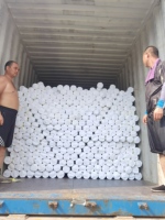 Bâche en PE tissée enduite blanche, respirante et imperméable, longue durée de vie, pour utilisation en tente extérieure