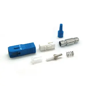 Fth 0.9/2.0/3.0Mm Sm Sx Sc Apc Upc Pre Connectorized Sc-Sc Glasvezel Connector