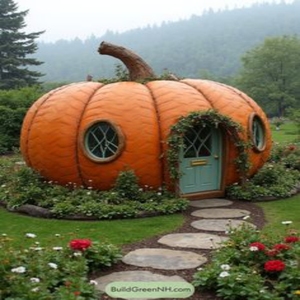 Scultura in Vetroresina a Forma di Zucca Gigante Personalizzabile per Decorazioni di Halloween nei Centri Commerciali - Product Image 1