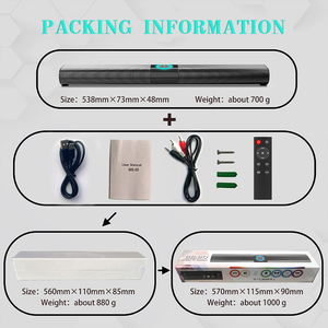 Bs20 mới không dây BT Soundbar cho rạp hát tại nhà máy Tính TV xe âm thanh hộp Soundbar nặng bass loa siêu trầm âm thanh ba chiều - Product Image 6