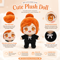 Juguetes de Peluche Personalizados de Tela Suave con Diseño Moderno, Adorables Muñecos de Peluche de Anime Kawaii para Niños