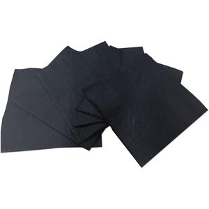 Serviettes jetables noires 1 pli GEN 1401, 4000 unités - Product Image 1