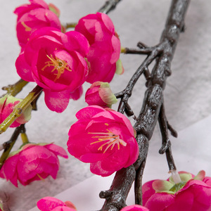 Single <b>Stem</b> <b>Artificial</b> Wintersweet Plum Blossom Fake Flower Wedding Home Decoration Photography Stage Props - Product Image 4