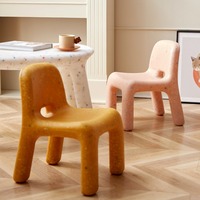 Nouvelle table et chaise d'étude ergonomiques pour enfants, style nordique, en plastique, multi-usages, pour salon, école, salle à manger, chambre, cuisine, centre commercial, parc