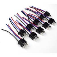 Connecteur de câblage H4 HB2 mâle-femelle pour phare de voiture, adaptateur de douille d'ampoule de phare antibrouillard, base de câblage d'ampoule automobile