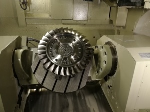 Impulsor de refuerzo para turbocompresor de aluminio y acero, máquina de mecanizado CNC de precisión de 5 ejes, prototipo rápido - Product Image 4