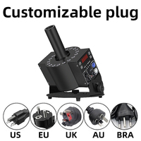 Machine à CO2 SHTX haute performance DMX512 18x3W RGB pour scène, mariage, spectacle, fête - Colonne de brouillard DMX CO2 Blaster