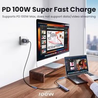 UGREEN CM478 Revodok 105, Adaptador Multipuerto USB C 5 en 1, HDMI 4K, Tipo C 3.1 a HDMI 4K, SD, TF, PD 100W, para Macbook, iPad