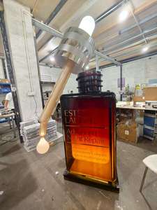 Acrylic factice 2.2 mét cao khổng lồ Dummy di chuyển chất lỏng mô phỏng hiển thị Prop - Product Image 5