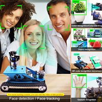 Kit de programmation graphique pour enfants Mega2560 : Kit éducatif de construction de robot avec version sur chenilles