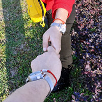 Montre-bracelet à quartz pour couple en acier inoxydable, affichage analogique de la date, bracelet en maille, montre tendance pour femme et homme