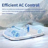 Climatiseur de toit pour voiture, camping-car, camion, utilisation extérieure, refroidissement et chauffage, 220-240V, fréquence fixe, 8000Btu, 12000Btu, climatiseur pour camping-car