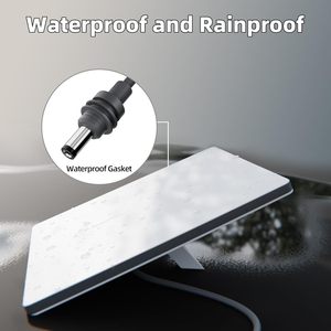 สายไฟกันน้ำ 3.2 ฟุต 18AWG สำหรับ Starlink Mini สายไฟแปลงไฟแบตเตอรี่ 18V DC พร้อมปลั๊กแปลงวัสดุ ABS ปลั๊กแบบ US - Product Image 3