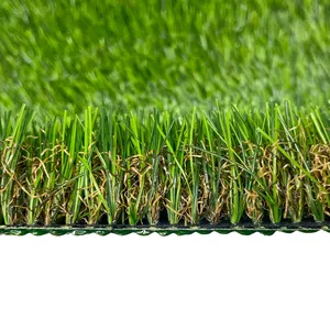 Synthetic Lawn Artificial Turf Cutting Machine Landscaping Green Artificial Grass Turf For Garden