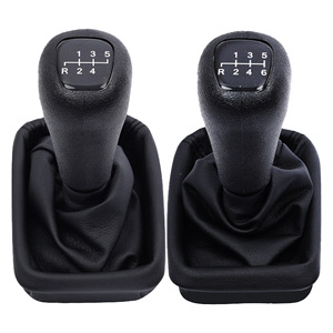 Car Gear <b>Shift</b> <b>Knob</b> 5-6 Speed Leather Ergonomic For Mercedes-Benz W202 W208 - Product Image 1