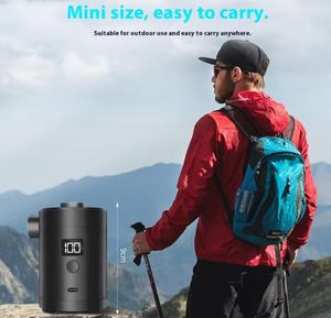 משאבת אוויר חשמלית לטיולים בחוץ 3600mAh סוללת ליתיום דו כיוונית ניפוח/ריקון אוויר קל משקל נייד לכל עונות השנה - Product Image 6