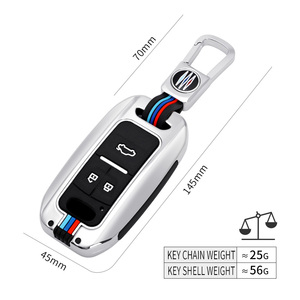 Étui de protection pour clé de voiture en alliage de zinc et gel de silice pour Chery Tiggo Fulwin Bonus Very Forza J2 Celer Envy, porte-clés, sac - Product Image 4