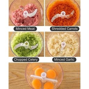 Hachoir Manuel Multifonctionnel pour Légumes, Fruits, <span class=keywords><strong>Viande</strong></span> et Ail – Outil de Préparation Culinaire - Product Image 3