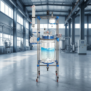 High Purity PFA Coated Glass Reactor, Anti Contamination Chemical Synthesis Vessel for lab Production - Product Image 1