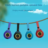 IPX5 Su Geçirmez Taşınabilir Kablosuz Subwoofer Askılı Açık Hava Ses Kutusu 360 Derece Stereo Surround Ses Bluetooth Hoparlör