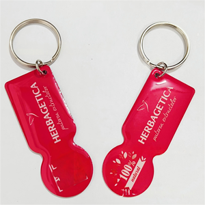 Porte-clés décapsuleur en acier inoxydable avec jeton <span class=keywords><strong>de</strong></span> chariot <span class=keywords><strong>de</strong></span> courses Euro, personnalisable avec logo, cadeau promotionnel - Product Image 2