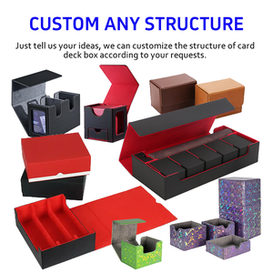 Sparkly Card Deck Box für 100 Karten Vertikale TCG Deck Box Kompatibel mit Commander MTG Magic the Gathering Cards - Product Image 5