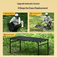 Table de pique-nique pliante multifonctionnelle portable Shadow Tactics Rectangle Wilderness Camping Outdoor, légère et à montage rapide