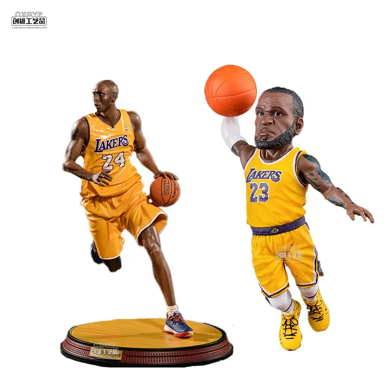 Custom OEM PVC NBA basketball player action figure toy collectible display gift decorative ornament